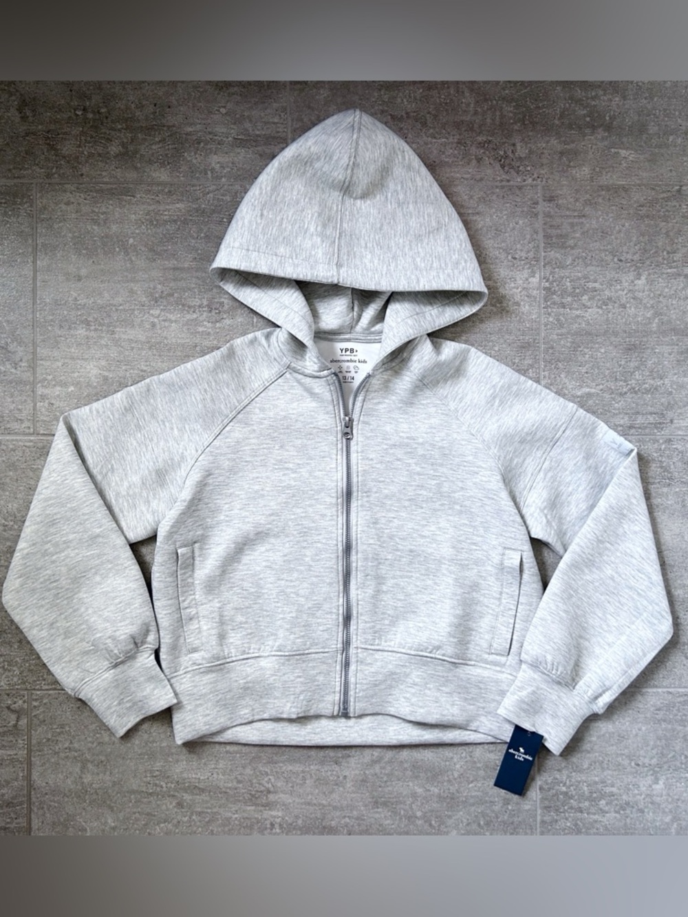 Abercrombie Kids YPB Zip-Up Hooded Jacket Size 13/14